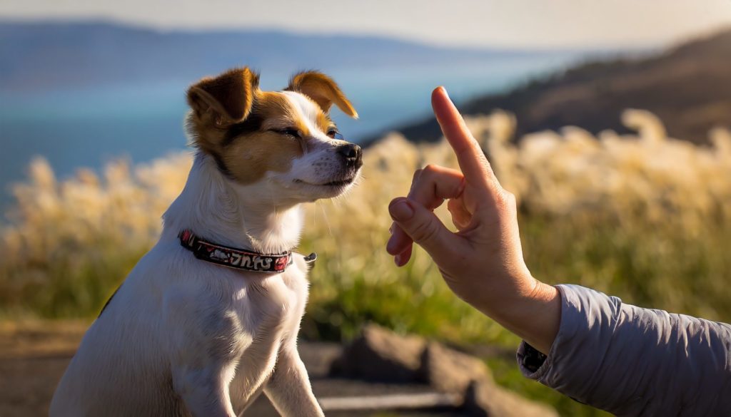 Teaching your dog basic sign language commands progress